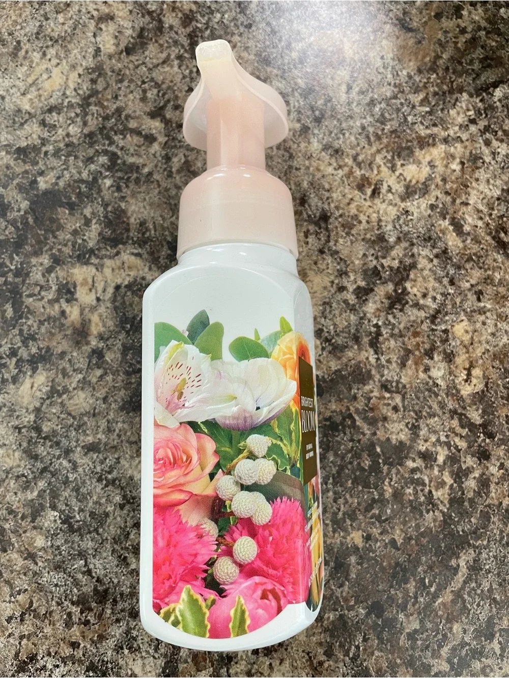 Bath & Body Works Brightest Bloom Foaming Hand Soap — Pink & Gold